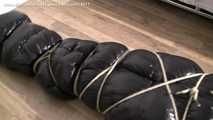 Ivette - tied in a sleepingbag