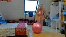 big bouncy ball in pink