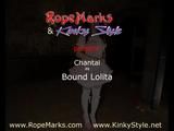 Chantal as Bound Lolita