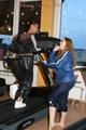 Stella and Leonie during their workout on the treadmill both wearing shiny nylon rainwear (Pics)