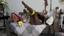 Kira goes mad for pantyhose (video update)