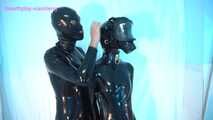 Xiaomeng in Breathplay Hoods and Gas Mask