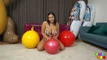 1079 Sofia and the 5 bouncing balls