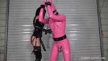 Pink Rubber Gimp Part3