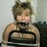 DROOLING RING-GAGGED, BALL-GAGGED & TIED BACKWARDS IN CHAIR KIM (D36-16)