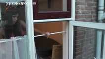 078106 Naughty Rachel Evans Pees Out Her Window