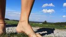 Nice feet on the gravel