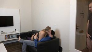 LIVE CHEATING directly in front of CUCKOLD!!! Affair realises absolutely nothing!