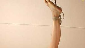 Kim barefoot bondage