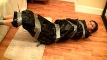 [From archive] Vijaya - Hogtaped in trash bag (video)