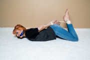 Anastasia in Barefoot Hogtie