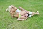 Paige versus Chris: Outdoor Pile driver Wrestling Match SET 1