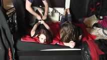 Michelle & Isabelle hogtied