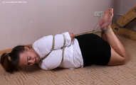 Charlotte - hogtied and tickled