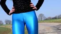 My blue leggings - part 2