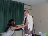 Teen Chynna Disciplines Schoolgirl Candy