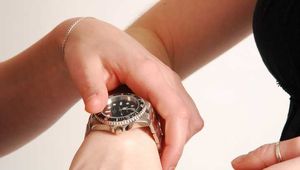 Shirley and Chantal swapping watches