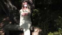  Microfoam MummyWrap Outdoors - Lorelei in Mummification Bondage
