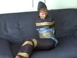 Get 4 short videos with Leoni and friends bound and gagged in shiny nylon rainwear from 2005-2008!