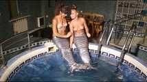 [From archive] Dana & Jenya - two mermaids in the pool (video 2)