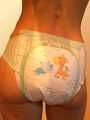 Did you know I can fit real Pampers? 