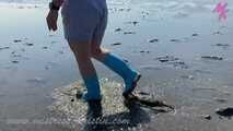 #Wellieswalk in the mudflats