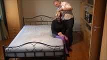 Elena and Stefanie - Tied up with 10 and 5 ropes Part 2 of 8