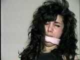 35 YEAR OLD ITALIAN HAIRDRESSER TIED TO CHAIR WITH THIN RAWHIDE, CLEAVE GAGGED AND HANDGAGGED (D56-4)