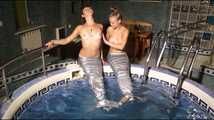 [From archive] Dana & Jenya - two mermaids in the pool (video 2)