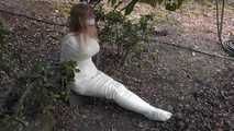  Microfoam MummyWrap Outdoors - Lorelei in Mummification Bondage