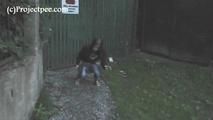078037 Rachel Evans Takes A Desperate Pee On Her Way Home