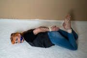 Anastasia in Barefoot Hogtie