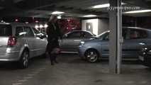 053001 Lindsay Takes A Huge Pee In The Underground Car Park
