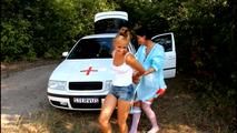 [From archive] Dana & La Pulya - Nurse outdoor problem video