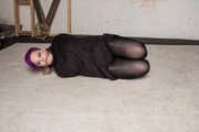 Roxie in Hogtied in Black