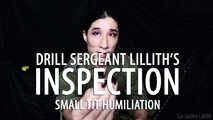 Drill Sergeant Lillith Inspection - Small Tit Humiliation (Solo)