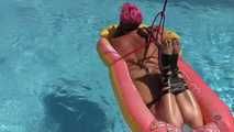 Bonus Update -  - Water Bondage Tape Hogtie for Nova Pink