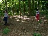 Two girls in the nature