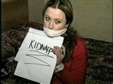 DOLL FACE AMBER WRITES K1DNAP NOTE WHILE BOUND & GAGGED (D26-11)