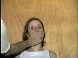 24 Yr OLD FRENCH GIRL LAURA IS WRIST GAGGED, STUFFS HER OWN MOUTH & HANDGAGGED (D48-3)