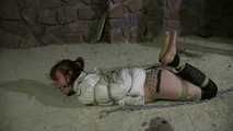 The Spain Files - More Straight Jacket Hogtie Punishment for Muriel with JJ Plush