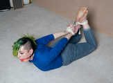 Emerald in Barefoot Jeans Hogtie