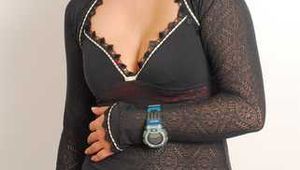 Natalia wearing a G-Shock DW-9000