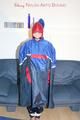 Jill tied, gagged and hooded wearing shiny nylon rainwear (Pics)