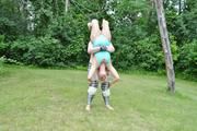 Sam vs Paige outdoor piledriver prostyle photo #2