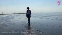 #Wellieswalk in the mudflats