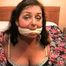 50 Yr OLD TRAVEL AGENT'S KEDNAP PT-11 GAG TALKING WHILE CLEAVE , PANTYHOSE, RING & HANDGAGGED (D66-13)