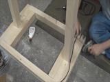 Floor pillory or pastern dismantled and easy to hide construction manual