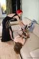 Morrigan & Valeria Ross - Morrigan likes to play with submissive bondage slave Valeria Ross