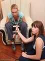 Alexa & Catt - Naughty girl gets punished with chaines and cuff by her girlfriend